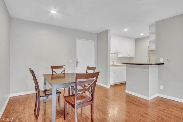 3603 W Hidden Ln Unit 210, Rolling Hills Estates, CA 90274 - dining area featuring light wood finished floors and recessed lighting