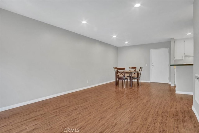 3603 W Hidden Ln Unit 210, Rolling Hills Estates, CA 90274 - dining space with light wood-style flooring and recessed lighting