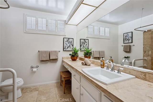 4241 Kingfisher Rd, Calabasas, CA 91302 - bathroom with vanity and a shower