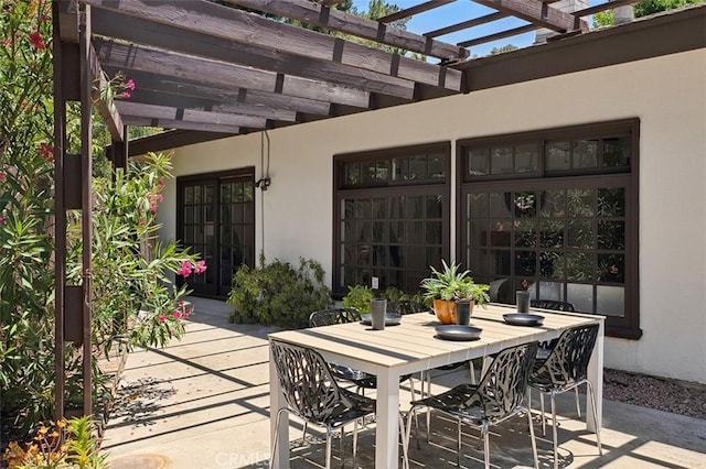 4241 Kingfisher Rd, Calabasas, CA 91302 - view of patio / terrace featuring a pergola