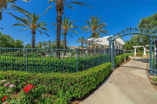 23785 Western Cedar Ct, Valencia, CA 91354 - view of community featuring a pergola