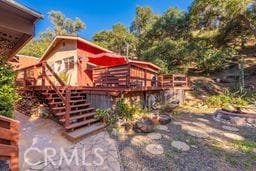 1097 Katherine Rd, Simi Valley, CA 93063 - view of patio featuring a wooden deck