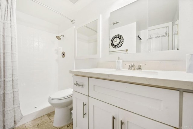 2352 Altisma Way Unit 13, Carlsbad, CA 92009 - full bathroom featuring vanity, a shower with shower curtain, and tile patterned floors