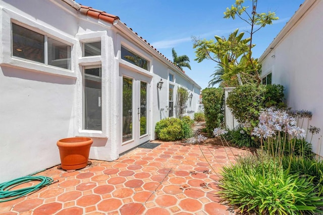 4981 Lerkas Way, Oceanside, CA 92056 - view of patio / terrace featuring french doors