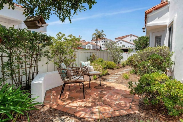 4981 Lerkas Way, Oceanside, CA 92056 - view of patio / terrace with a residential view