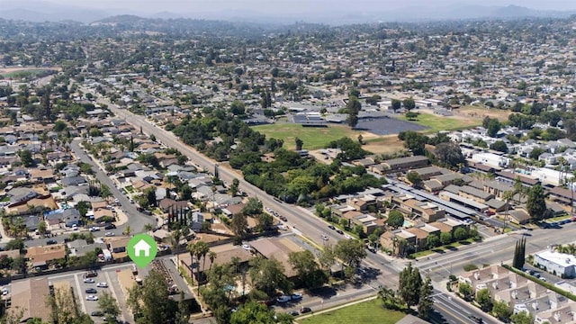 2041 E Grand Ave Unit 19, Escondido, CA 92027 - aerial view of property's location with a mountain backdrop and nearby suburban area