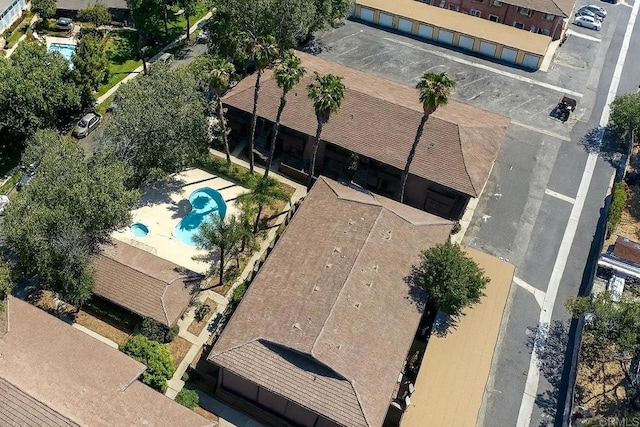 2041 E Grand Ave Unit 19, Escondido, CA 92027 - aerial view of property and surrounding area with a pool