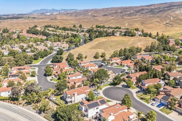 15716 Milne Cir, Moorpark, CA 93021 - aerial overview of property's location with nearby suburban area and mountains