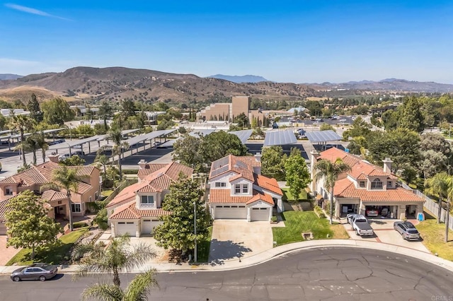 15716 Milne Cir, Moorpark, CA 93021 - aerial view of residential area featuring a mountainous background