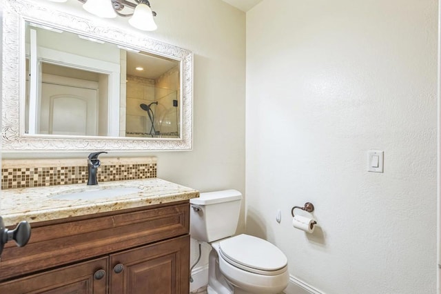 15716 Milne Cir, Moorpark, CA 93021 - full bath featuring tasteful backsplash, vanity, and a shower
