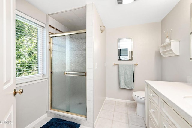 6357 Irena Ave, Camarillo, CA 93012 - full bathroom with healthy amount of natural light, a shower stall, and vanity