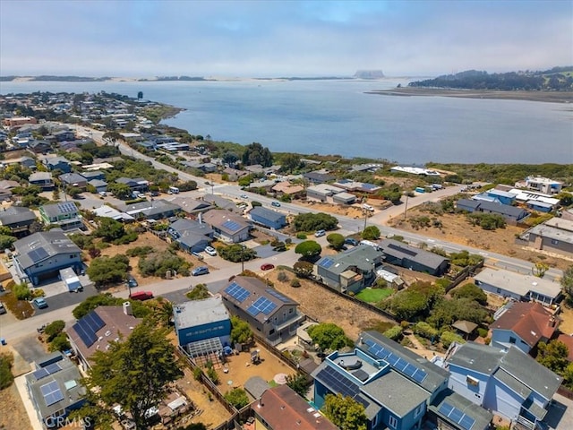 1232 10th St, Los Osos, CA 93402 - aerial perspective of suburban area with a large body of water