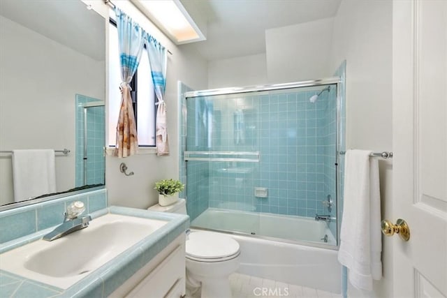 1232 10th St, Los Osos, CA 93402 - full bath featuring vanity and combined bath / shower with glass door