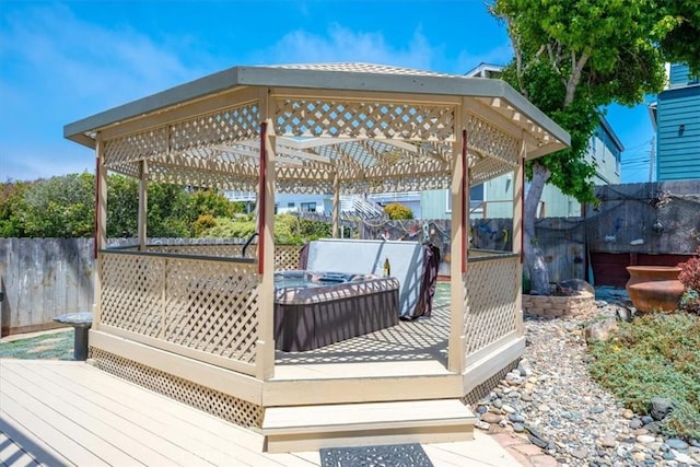1232 10th St, Los Osos, CA 93402 - deck with a hot tub