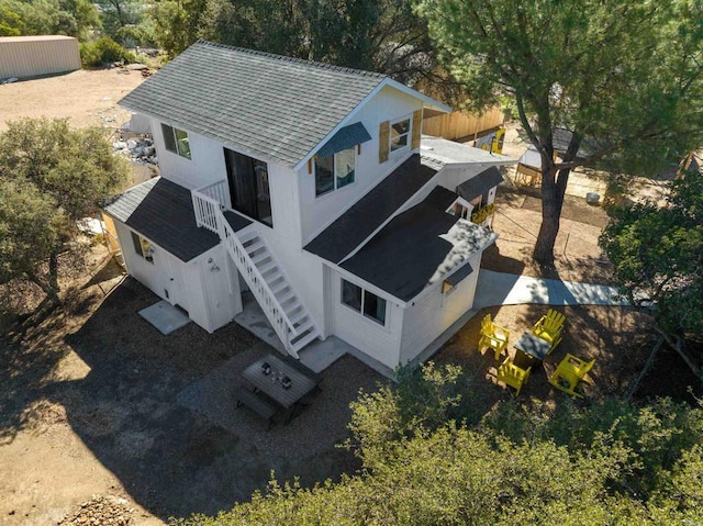 1298 Willowside, Alpine, CA 91901 - view from above of property