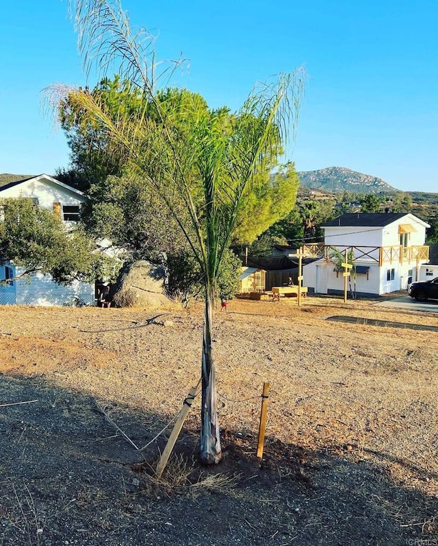 1298 Willowside, Alpine, CA 91901 - view of yard featuring a mountain view