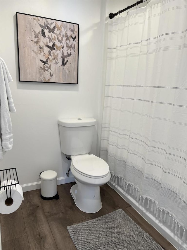 1298 Willowside, Alpine, CA 91901 - full bathroom with wood finished floors and curtained shower