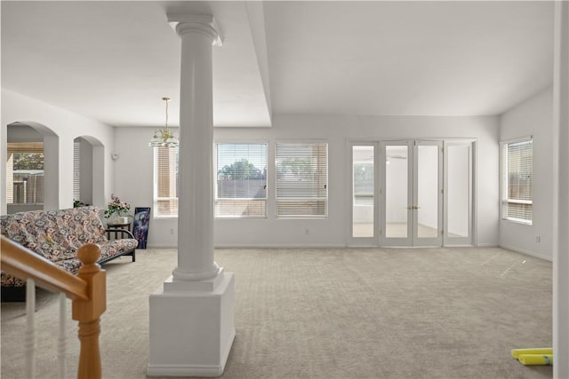 10527 Rose River Falls Ave, Bakersfield, CA 93312 - living room featuring carpet floors and plenty of natural light