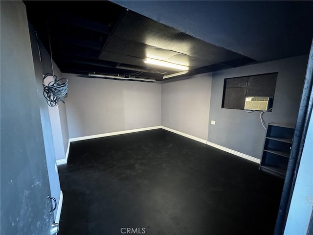 4021 York Blvd, Glassell Park, CA 90065 - finished below grade area featuring baseboards and cooling unit