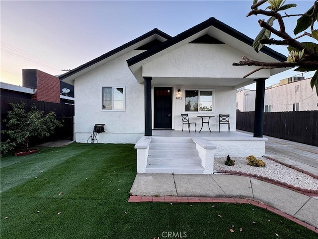 4021 York Blvd, Glassell Park, CA 90065 - rear view of property with a porch and stucco siding