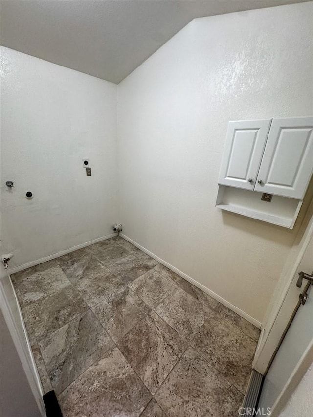4021 York Blvd, Glassell Park, CA 90065 - laundry area featuring electric dryer hookup and stone finish flooring