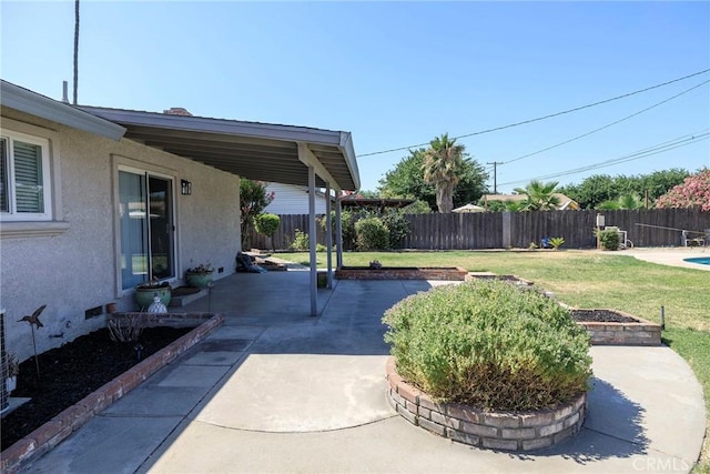 1721 Myrtlewood Dr, Ceres, CA 95307 - fenced backyard featuring a patio area
