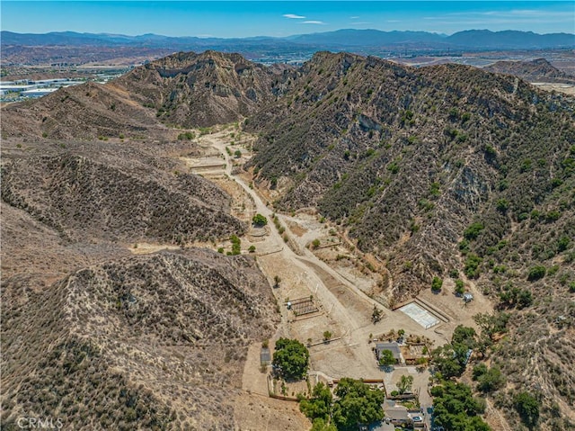 29701 Jackson St, Castaic, CA 91384 - aerial view of property and surrounding area with a mountainous background