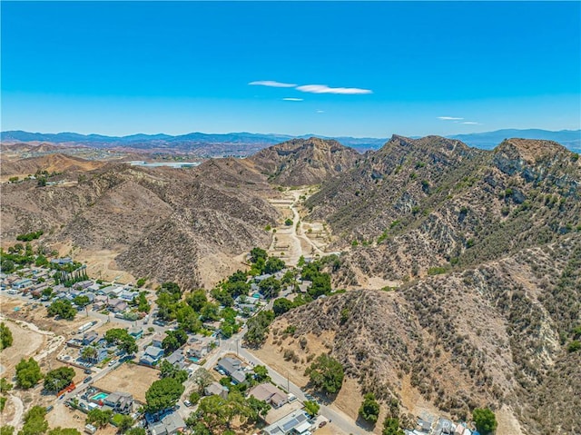 29701 Jackson St, Castaic, CA 91384 - aerial view of property and surrounding area with a mountain backdrop