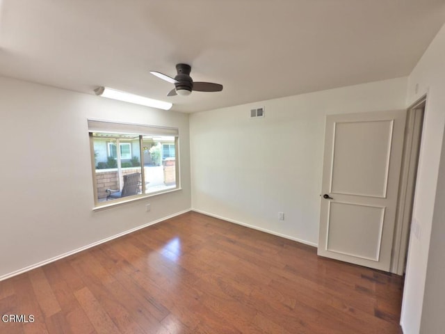 37134 Village 37, Camarillo, CA 93012 - unfurnished room with wood finished floors and ceiling fan