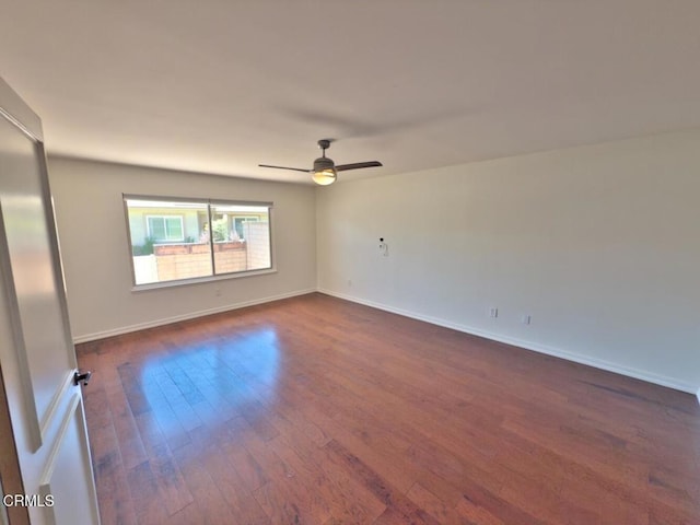 37134 Village 37, Camarillo, CA 93012 - unfurnished room with dark wood-type flooring and a ceiling fan