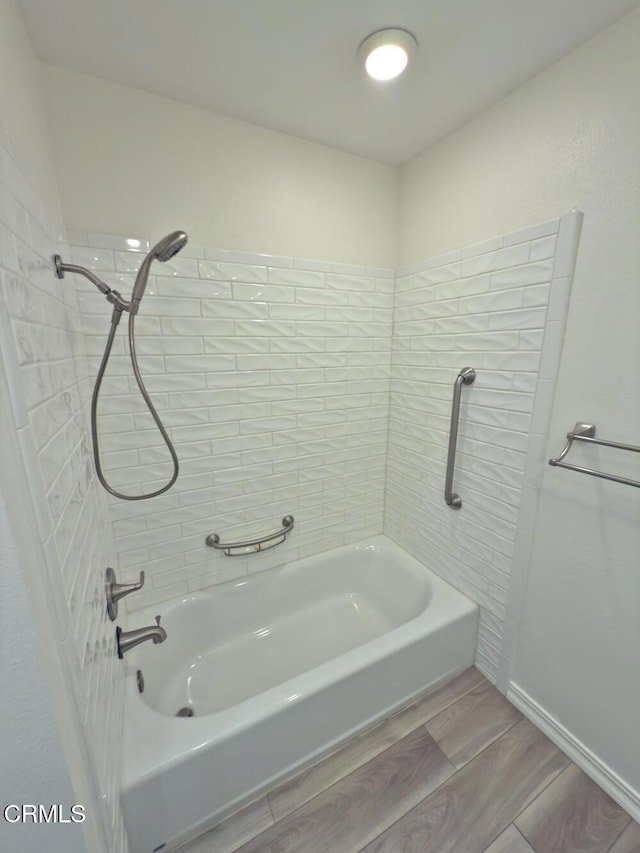 37134 Village 37, Camarillo, CA 93012 - full bathroom featuring wood finished floors and shower / tub combination
