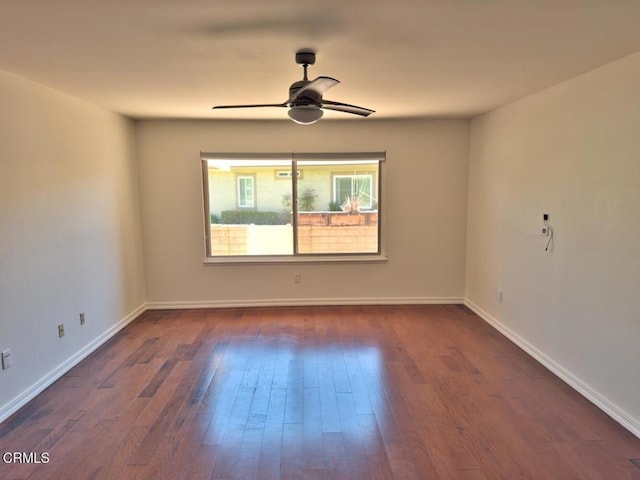 37134 Village 37, Camarillo, CA 93012 - spare room featuring a ceiling fan and dark wood-style floors
