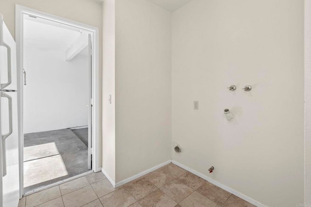 1523 Temple Heights Dr, Oceanside, CA 92056 - washroom with gas dryer hookup and light tile patterned floors