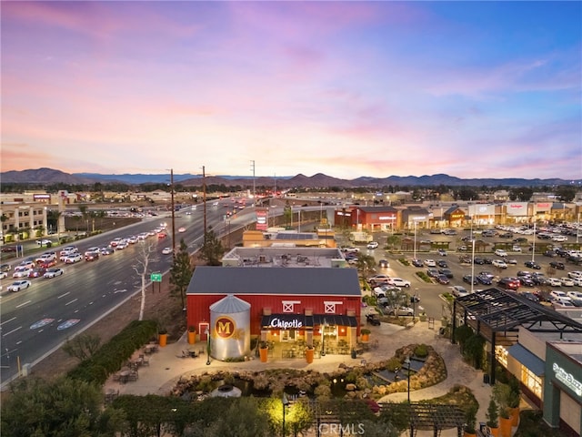 27555 Mountainside St, Menifee, CA 92584 - bird's eye view of a mountainous background and a commercial area