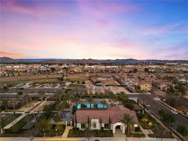 27555 Mountainside St, Menifee, CA 92584 - aerial view of property's location featuring mountains