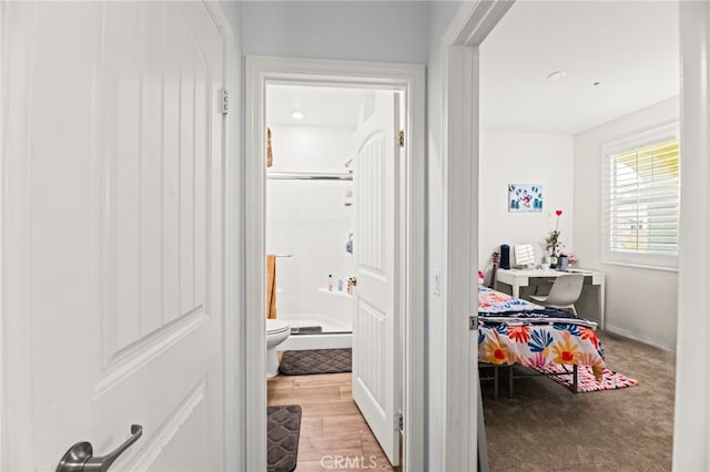 27555 Mountainside St, Menifee, CA 92584 - corridor with baseboards