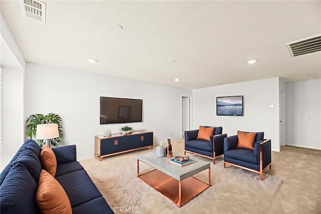 27555 Mountainside St, Menifee, CA 92584 - carpeted living area featuring recessed lighting