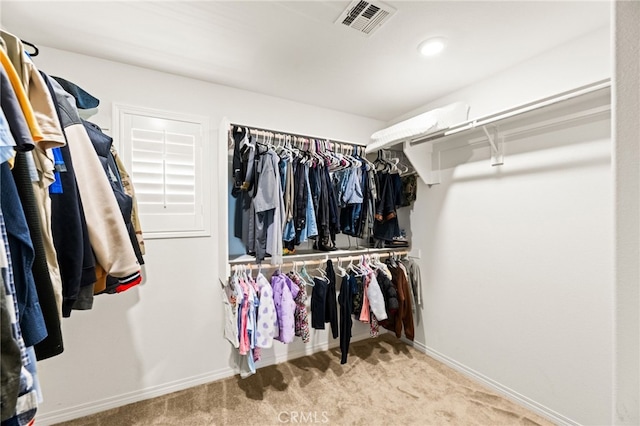 27555 Mountainside St, Menifee, CA 92584 - walk in closet featuring carpet floors