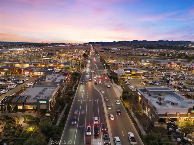 27555 Mountainside St, Menifee, CA 92584 - aerial view at dusk of a mountain view