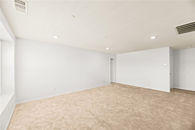 27555 Mountainside St, Menifee, CA 92584 - carpeted empty room with recessed lighting