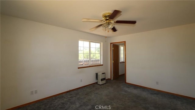 16141 Jessie St, Lower Lake, CA 95457 - empty room with ceiling fan and carpet