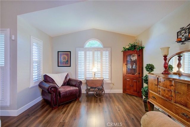 1320 Fairway Dr, Atwater, CA 95301 - sitting room with wood finished floors and lofted ceiling