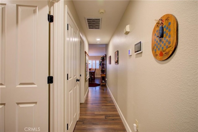 1320 Fairway Dr, Atwater, CA 95301 - hall featuring dark wood-type flooring and recessed lighting