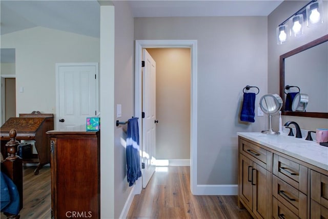 1320 Fairway Dr, Atwater, CA 95301 - bathroom with wood finished floors and vanity