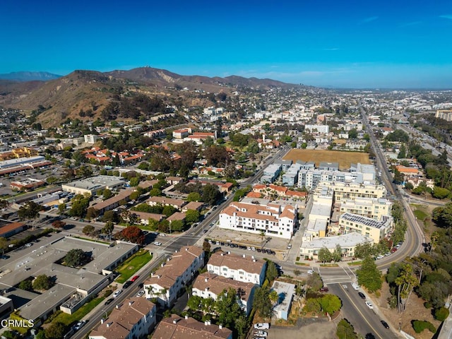 104 W Santa Clara St, Ventura, CA 93001 - aerial overview of property's location with mountains