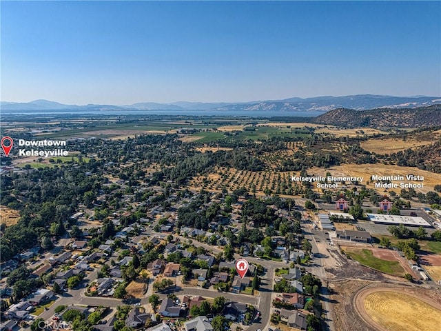4742 Pauline Pl, Kelseyville, CA 95451 - drone / aerial view of a mountain backdrop