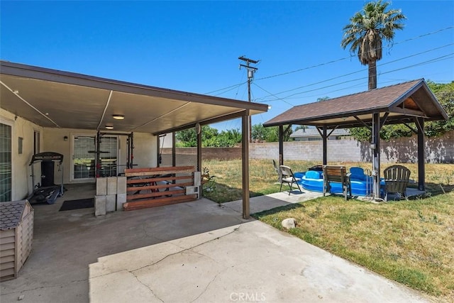 5228 N G St, San Bernardino, CA 92407 - view of patio with a gazebo
