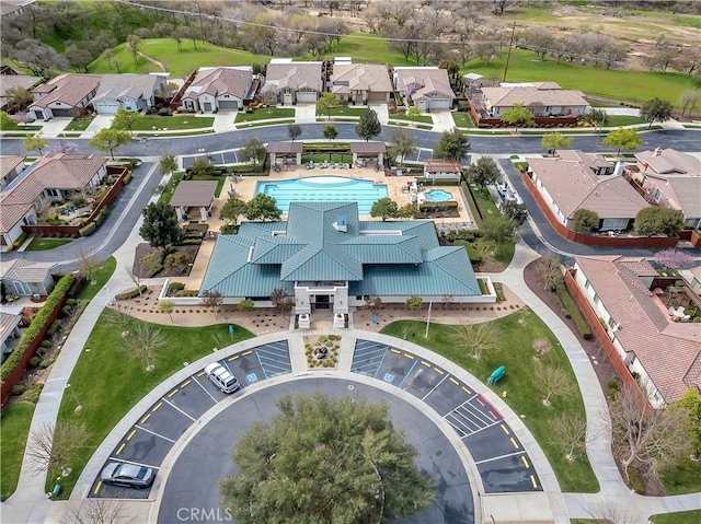 2757 Traditions, Paso Robles, CA 93446 - aerial view of residential area featuring a pool