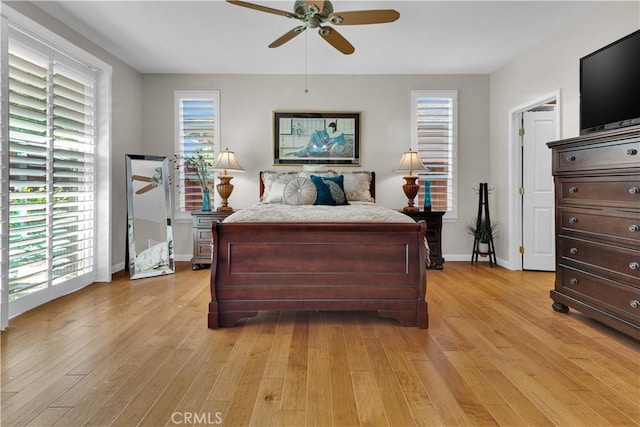 2757 Traditions, Paso Robles, CA 93446 - bedroom featuring light wood finished floors and ceiling fan