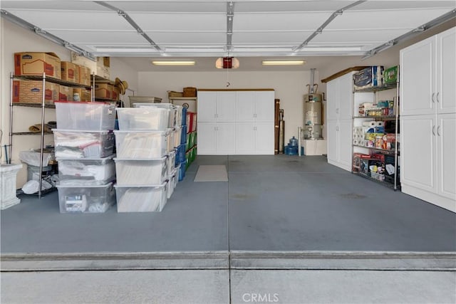 2757 Traditions, Paso Robles, CA 93446 - garage with strapped water heater and a garage door opener